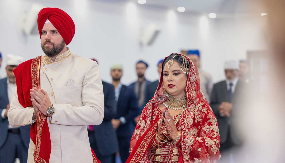 Sikh Couple Ardass Birmingham Asian Wedding Videographer